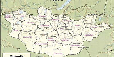 Карта монгольському степу