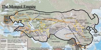 Карті історії Монголії 