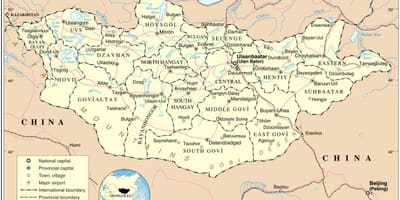 У Монголії карті